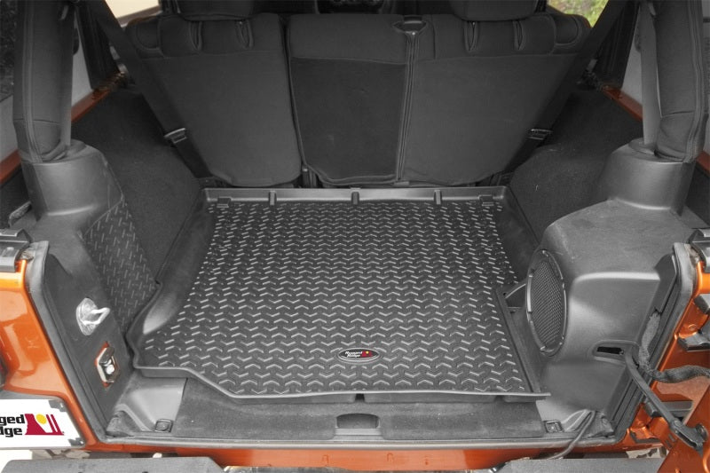 Rugged Ridge Floor Liner Cargo Black 2007-2018 Jeep Wrangler Unlimited JK 4 Dr