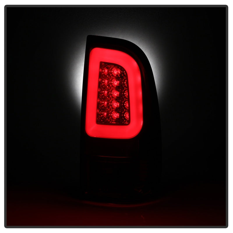 Spyder 97-03 Ford F150 Stylsd. F250 V3 Light Bar LED Tail Lights - Red/Clr ALT-YD-FF15097V3-LBLED-RC