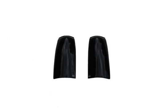 AVS 88-99 Chevy CK Tail Shades Tail Light Covers - Black