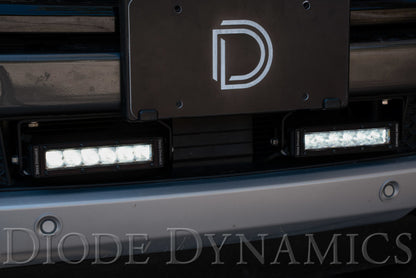 Diode Dynamics 19-21 Ford Ranger SS6 LED Lightbar Kit - White Driving