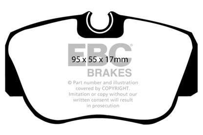 EBC 84-86 Mercedes-Benz 190/190E 2.3 Ultimax2 Front Brake Pads