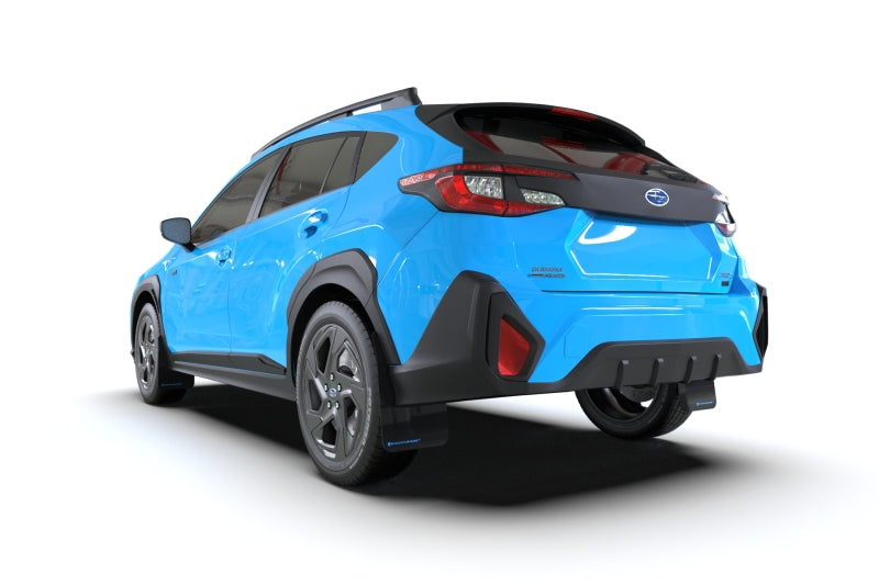 Rally Armor 2024 Subaru Crosstrek Black UR Mud Flap Grey Logo