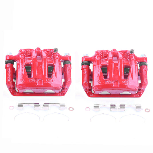 Power Stop 04-09 Nissan Quest Front Red Calipers w/Brackets - Pair