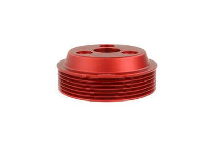 Perrin 15-22 Subaru WRX / 14-18 FXT / 18-21 Crosstrek Lightweight Water Pump Pulley - Red