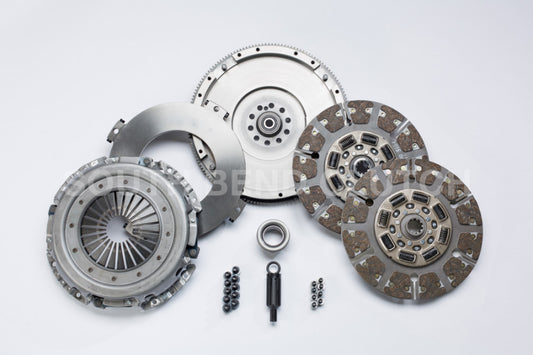 South Bend Clutch 99-03.5 Ford 7.3 Powerstroke ZF-6 Street Dual Disc Organic Clutch Kit