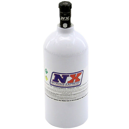 Nitrous Express 2.5lb Bottle w/Motorcycle Valve (4.38 Dia x 12.37 Tall)