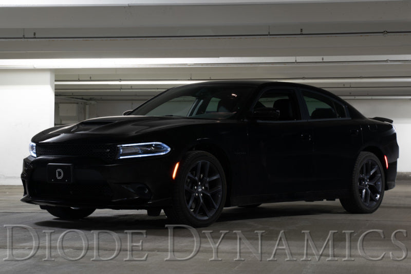 Diode Dynamics 15-21 Dodge Charger LED Sidemarkers - Smoked (set)