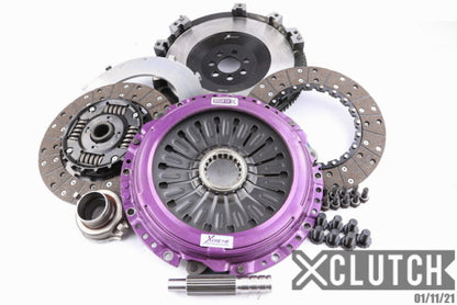 XClutch 07-17 Mitsubishi Lancer EVO X 2.0L 10.5in Twin Sprung Organic Clutch Kit