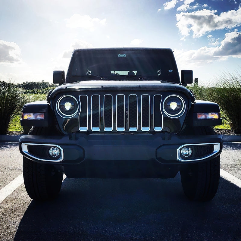 Oracle Jeep JL/Gladiator JT Oculus Bi-LED Projector Headlights - Amber/White Switchback SEE WARRANTY