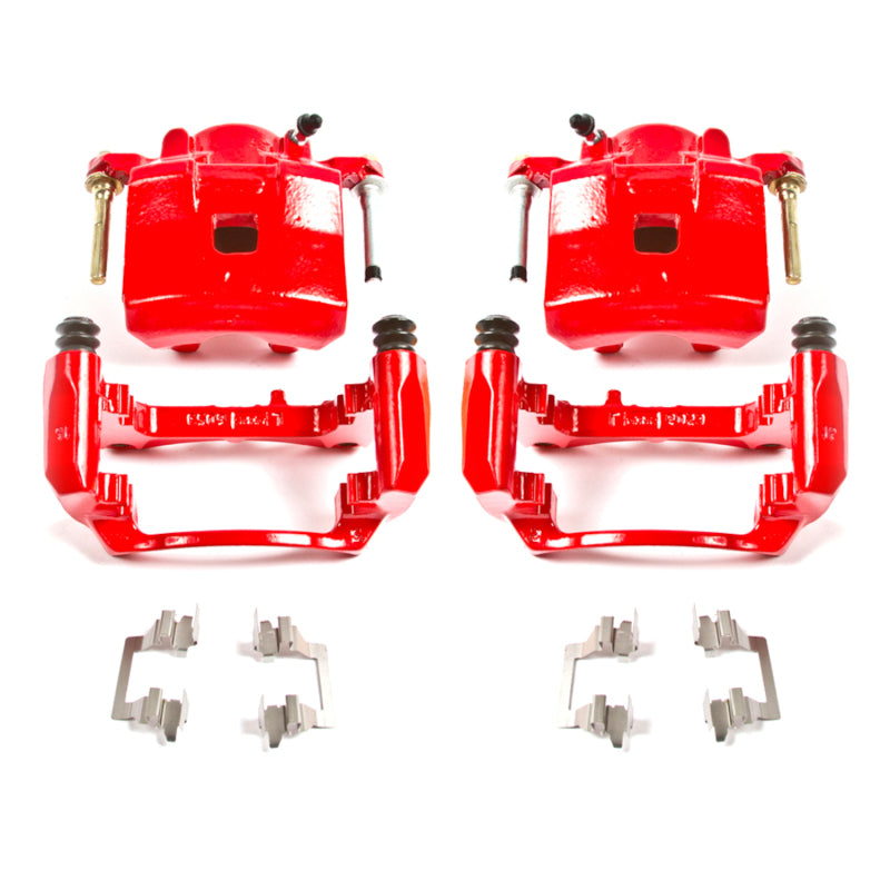 Power Stop 05-08 Chevrolet Cobalt Front Red Calipers w/Brackets - Pair