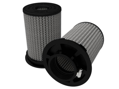 aFe MagnumFLOW Air Filters 3in F x 5-1/2in B x 5-1/4in T (Inverted) x 8in H - Pair