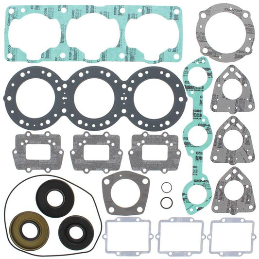 Vertex Pistons Complete Gasket Kt W/Oil Seals