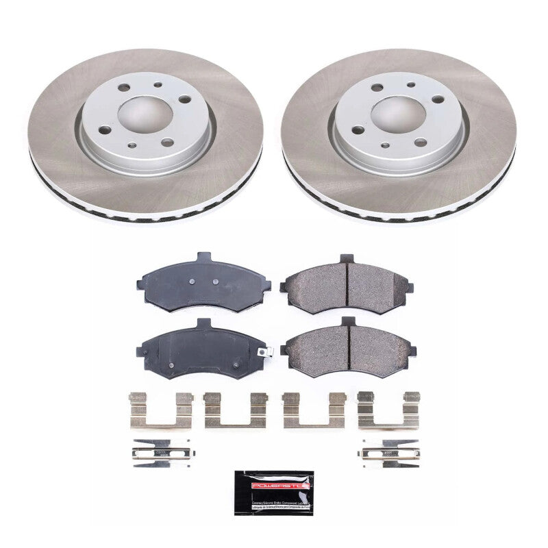 Power Stop 02-05 Hyundai Elantra Front Semi-Coated Rotor Kit