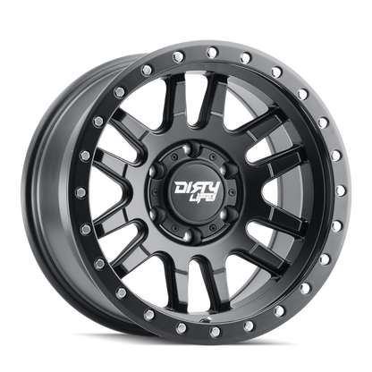 Dirty Life 9309 Canyon Pro 17x9/6x135 BP/0mm Offset/87.1mm Hub Matte Black Wheel - Beadlock