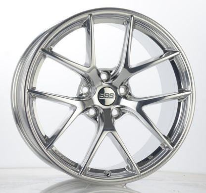 BBS CI-R 19x9 5x120 ET44 Ceramic Polished Rim Protector Wheel -82mm PFS/Clip Required - Precision R