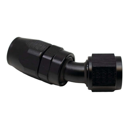 DeatschWerks 10AN Female Flare Swivel 30-Degreehose End CPE - Anodized Matte Black