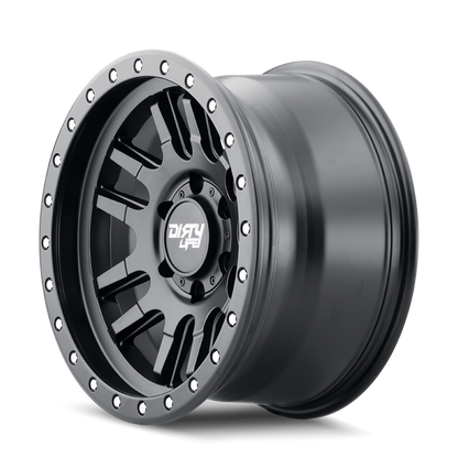 Dirty Life 9309 Canyon Pro 17x9/6x135 BP/0mm Offset/87.1mm Hub Matte Black Wheel - Beadlock