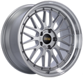 BBS LM 20x9.5 5x112 ET8 Diamond Silver Wheel 67mm PFS/Clip Required
