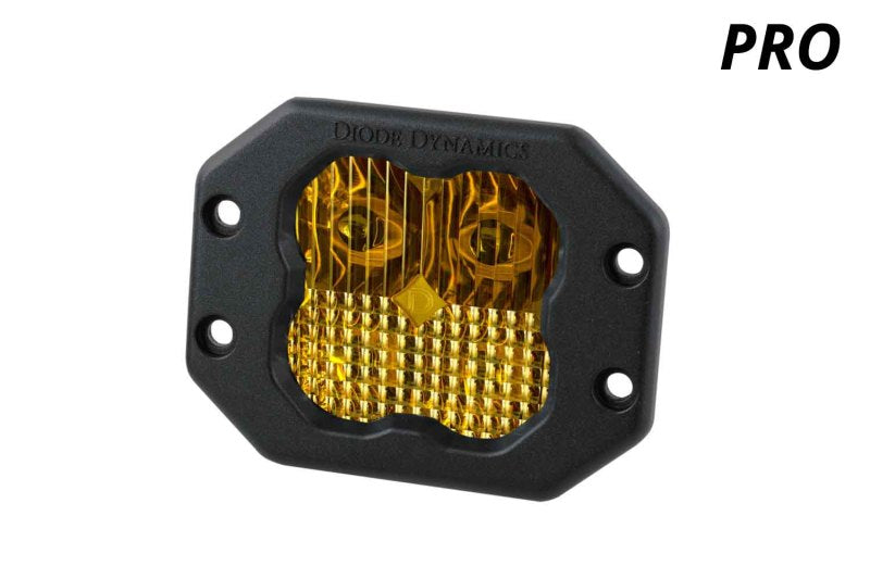 Diode Dynamics SS3 Pro ABL - Yellow SAE Fog Flush (Single)