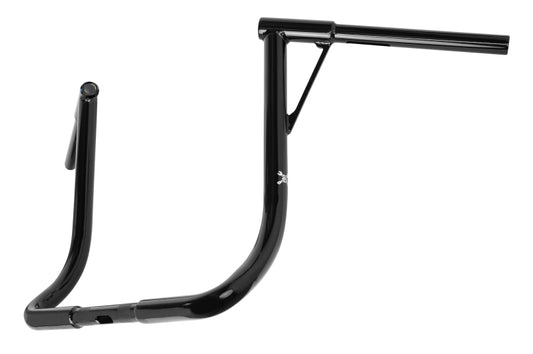 Burly Brand Louie B Bar 16in - Gloss Black