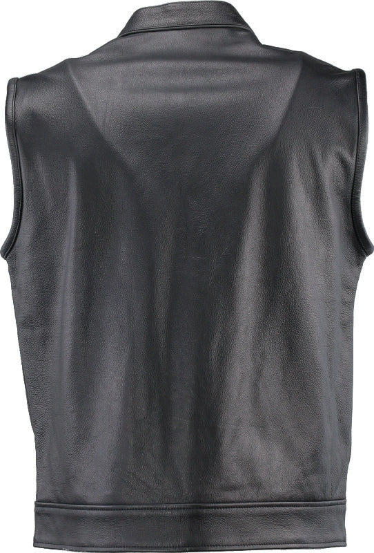 Kuryakyn Leather By River Road Vandal Club Vest Black - Small