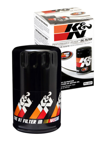 K&N Oil Filter 3in OD x 5.094in H for Buick/Chevrolet/Pontiac/GMC/Oldsmobile/GMC/Cadillac