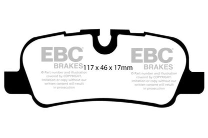 EBC 05-10 Land Rover LR3 4.4 Greenstuff Rear Brake Pads