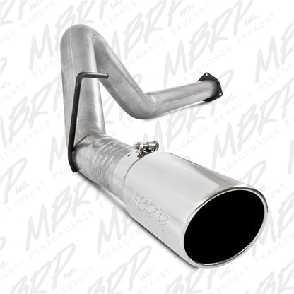 MBRP 11-14 Ford 6.7L F-250/350/450 4in Filter Back Single Side Exit Alum and Down Pipe Exhaust