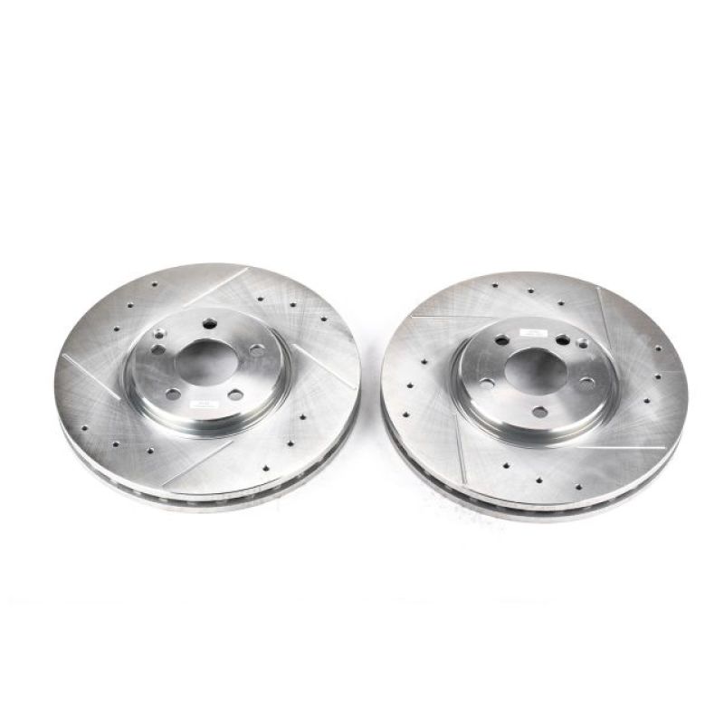 Power Stop 07-09 Mercedes-Benz E350 Front Evolution Drilled & Slotted Rotors - Pair