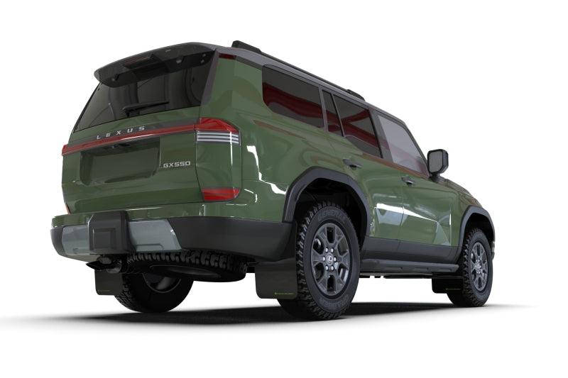 Rally Armor 24-26 Lexus GX-550 Overtrail Black UR Mud Flap Dark Grey Logo