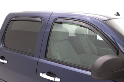 AVS 07-13 Chevy Avalanche Ventvisor In-Channel Front & Rear Window Deflectors 4pc - Smoke