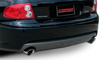 Corsa 2005-2006 Pontiac GTO 6.0L V8 2.5in Sport Cat-Back + XPipe Exhaust Polished Tips