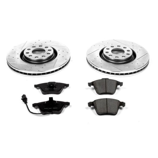 Power Stop 05-09 Audi A4 Front Z23 Evolution Sport Brake Kit