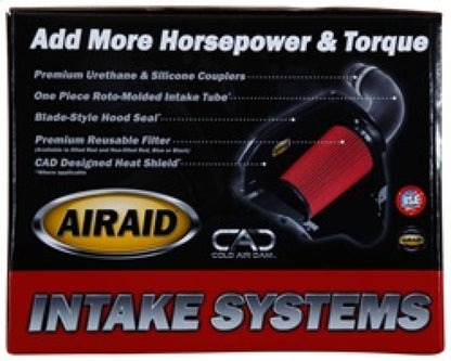 Airaid 2008-11 Cadillac CTS 3.6L CAD Intake System w/ Tube (Dry / Red Media)