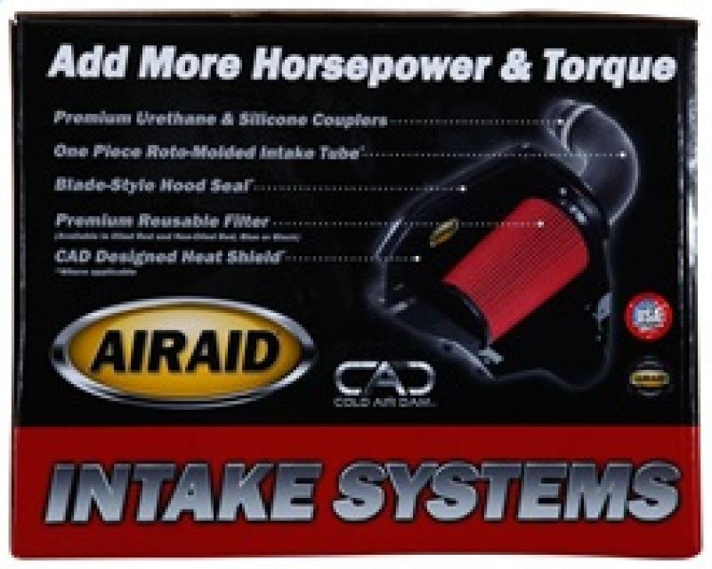 Airaid 05-10 Jeep Grand Cherokee 5.7L / 06-10 SRT8 CAD Intake System w/o Tube (Oiled / Red Media)