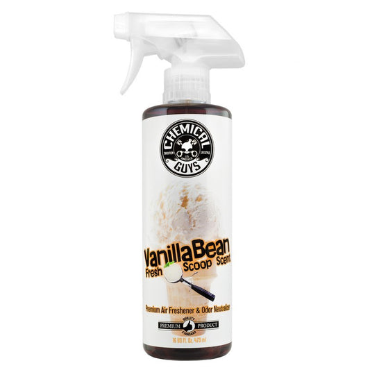 Chemical Guys Vanilla Bean Air Freshener & Odor Eliminator - 16oz