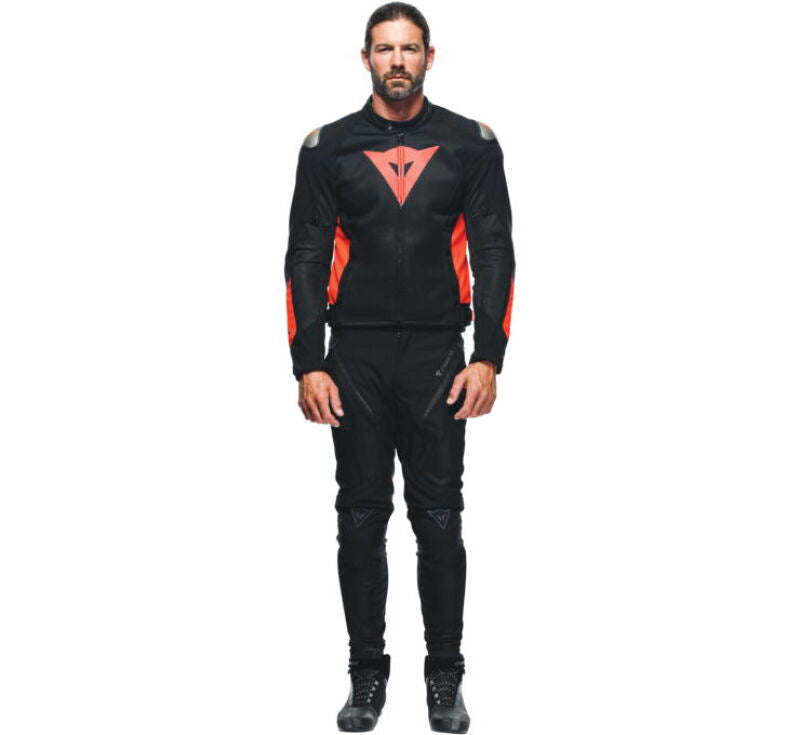 Dainese Energyca Air Tex Jacket Black/Fluorescent-Red Size - 50