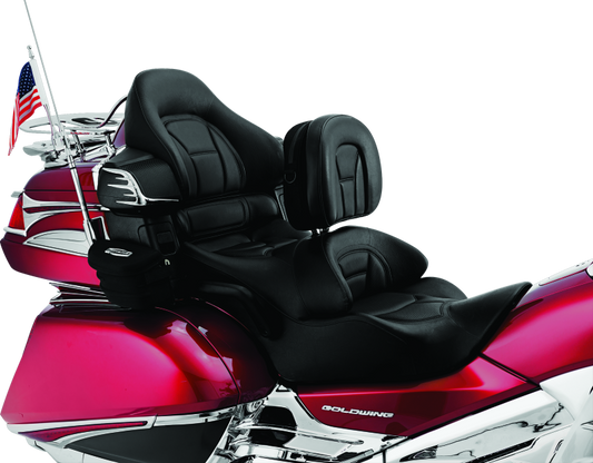 Kuryakyn Plug-N-Go Driver Backrest With Pouch