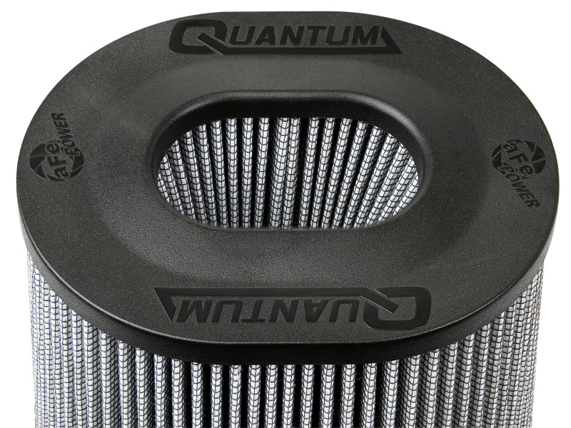 aFe Quantum Pro DRY S Air Filter Inverted Top - 5.5inx4.25in Flange x 9in Height - Dry PDS - Precision R