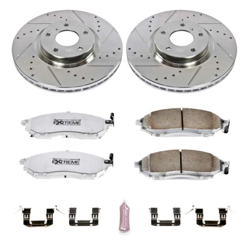 Power Stop 08-12 Infiniti EX35 Front Z26 Street Warrior Brake Kit