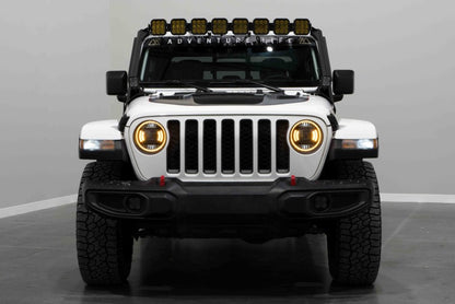 Diode Dynamics Jeep JL SS5 Sport CrossLink Windshield - Yellow Combo Lightbar Kit