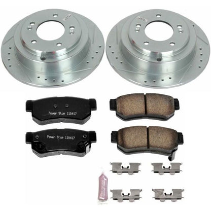 Power Stop 04-06 Kia Amanti Rear Z23 Evolution Sport Brake Kit