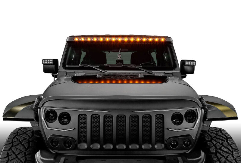 Oracle Jeep Wrangler JL/Gladiator JT Integrated Windhsiled LED Light Bar System