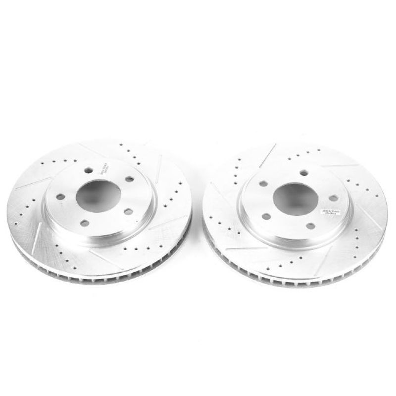 Power Stop 15-18 Chevrolet City Express Front Evolution Drilled & Slotted Rotors - Pair