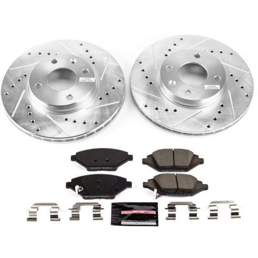 Power Stop 16-19 Chevrolet Spark Front Z23 Evolution Sport Brake Kit