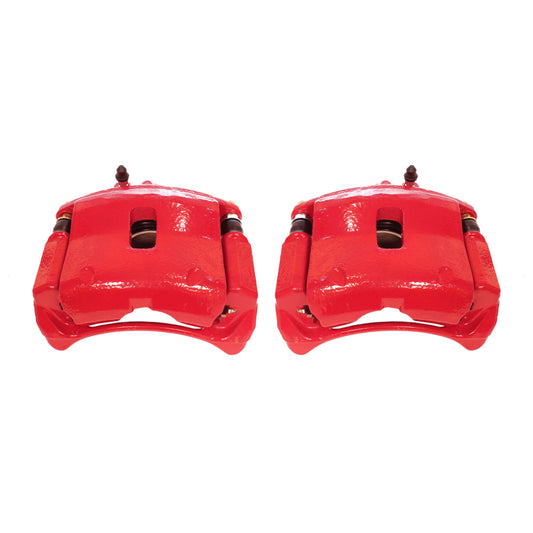 Power Stop 01-02 Acura MDX Front Red Calipers w/Brackets - Pair