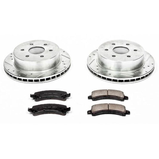 Power Stop 03-05 Chevrolet Express 2500 Rear Z23 Evolution Sport Brake Kit