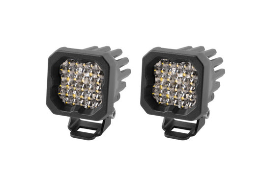 Diode Dynamics Stage Series C1 LED Pod Pro - White Flood Standard ABL (Pair)