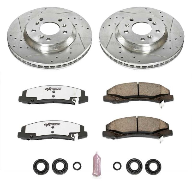 Power Stop 06-11 Buick Lucerne Front Z26 Street Warrior Brake Kit