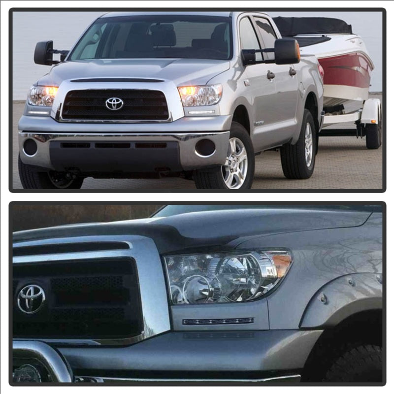 Spyder Toyota Tundra 07-13 Daytime LED Running Lights (XSP-X Model Look)wo/swtch Blk FL-DRL-TTU07-BK